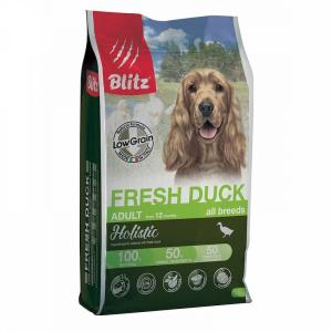 Blitz Adult Fresh Duck с уткой сухой корм для собак