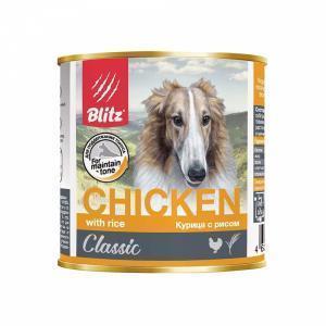 Blitz Classic консервы для собак Курица/Рис