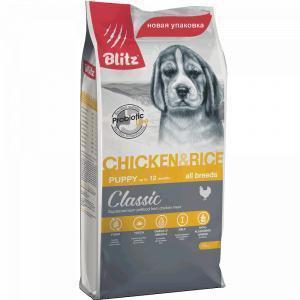 Blitz Classic Puppy Chicken&Rice Сухой корм для щенков Курица/Рис