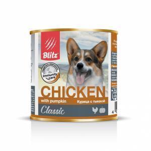 Blitz консервы для собак Курица/Тыква