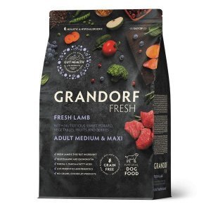 Grandorf Fresh Dog Adult Med&Maxi Lamb&Sweet Potato сухой корм для взрослых собак средних и крупных пород с ягненком и бататом