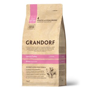 Grandorf Kitten Lamb&Turkey Single Grain Сухой корм для котят Ягненок и Индейка