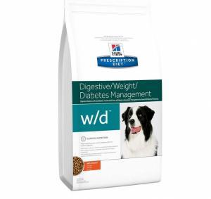 Hills Prescription Diet w/d Canine Low Fat - Diabetes - Colitis диета для собак сухой корм