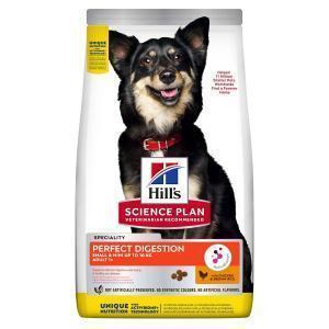 Hill's Science Plan Perfect Digestion Сухой корм для собак мелких пород Поддержание здоровья пищеварения Курица/Рис