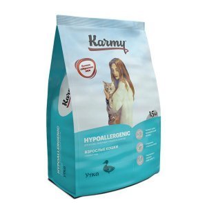 Karmy Hypoallergenic Сухой корм для кошек склонных к аллергии с Уткой