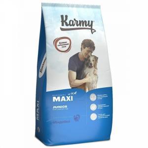 Karmy Maxi Junior Сухой корм для щенков крупных пород до 1 года, Индейка