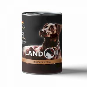 Landor Adult Turkey And Duck консервы для собак с индейкой и уткой
