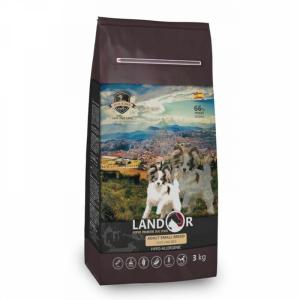 Landor полнорационный сухой корм для собак маленьких пород с уткой и рисом