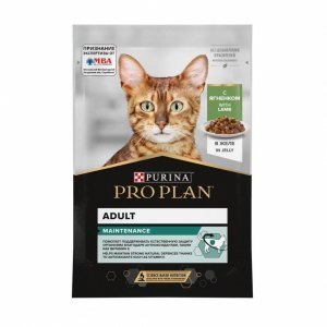 Purina Pro Plan Adult Feline with Lamb pouch влажный корм для кошек ягненак в желе
