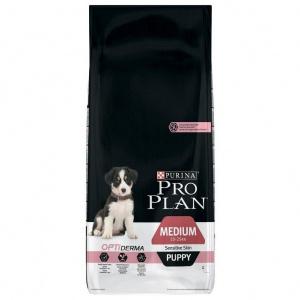 Purina Pro Plan Medium Puppy Sensitive Skin Лосось сухой корм для щенков