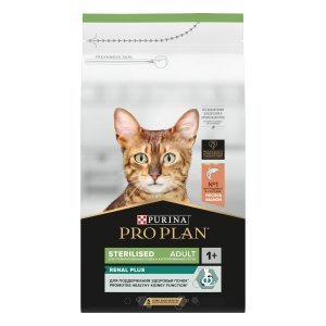 Purina Pro Plan Sterilised Feline OptiRenal Salmon Сухой корм для кошек лосось