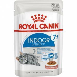 Royal Canin Indoor Sterilised 7+ Влажный корм для стерилизованных кошек старше 7 лет, живущих в помещении (соус) 