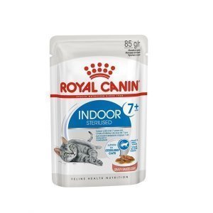 Royal Canin Indoor Sterilised 7+ Влажный корм для стерилизованных кошек старше 7 лет живущих в помещении соус