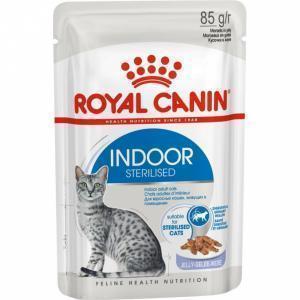 Royal Canin Indoor Sterilised Влажный корм для стерилизованных кошек, живущих в помещении (желе) 