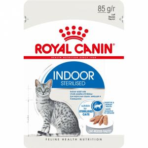 Royal Canin Indoor Sterilised Влажный корм для стерилизованных кошек, живущих в помещении (паштет) 