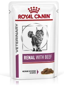 Royal Canin Renal with Beef пауч диета для кошек с говядиной