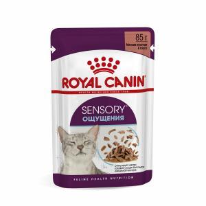 Royal Canin Sensory Feel Влажный корм для взрослых кошек, стимулирующий рецепторы ротовой полости, кусочки в соусе