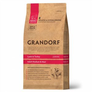 Сухой корм Grandorf Adult Medium&Maxi Lamb&Turkey Сухой корм для собак средних и крупных пород Ягненок и Индейка