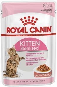 Влажный корм для котят Royal Canin Kitten Sterilised в соусе