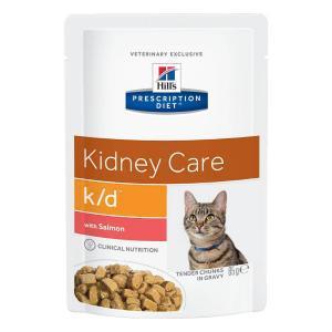 Влажный корм Hills Prescription Diet k/d Feline with Salmon Pouch диета для кошек