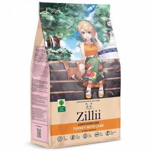 ZILLII Light/Sterilized Cat сухой корм для стерилизованных кошек с индейкой и ягненком