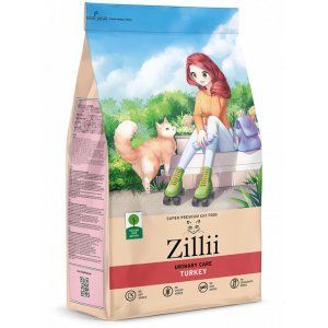 ZILLII Urinary Cat Сухой корм для кошек, PH контроль, Индейка