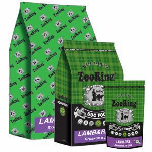 ZooRing Lamb&Rice Сухой корм для собак, Ягненок / Рис