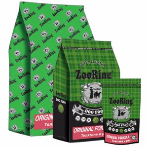 ZooRing Original Formula Сухой корм для собак, Телятина / Рис