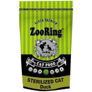 ZooRing Sterilized Cat Duck Сухой корм для стерилизованных кошек, Утка